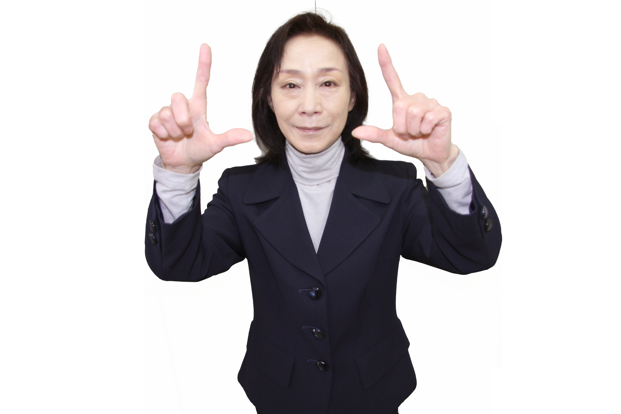 生活を手話で表している。両手の人差し指と親指を出し手の甲を自分の方に向けて両手一緒に円を描くように一周する。