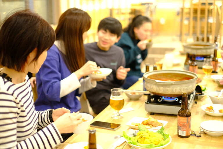 夕食交流