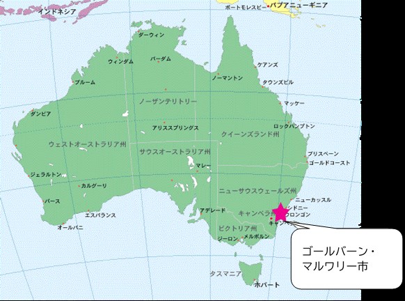 ゴールバーン・マルワリー市の位置図