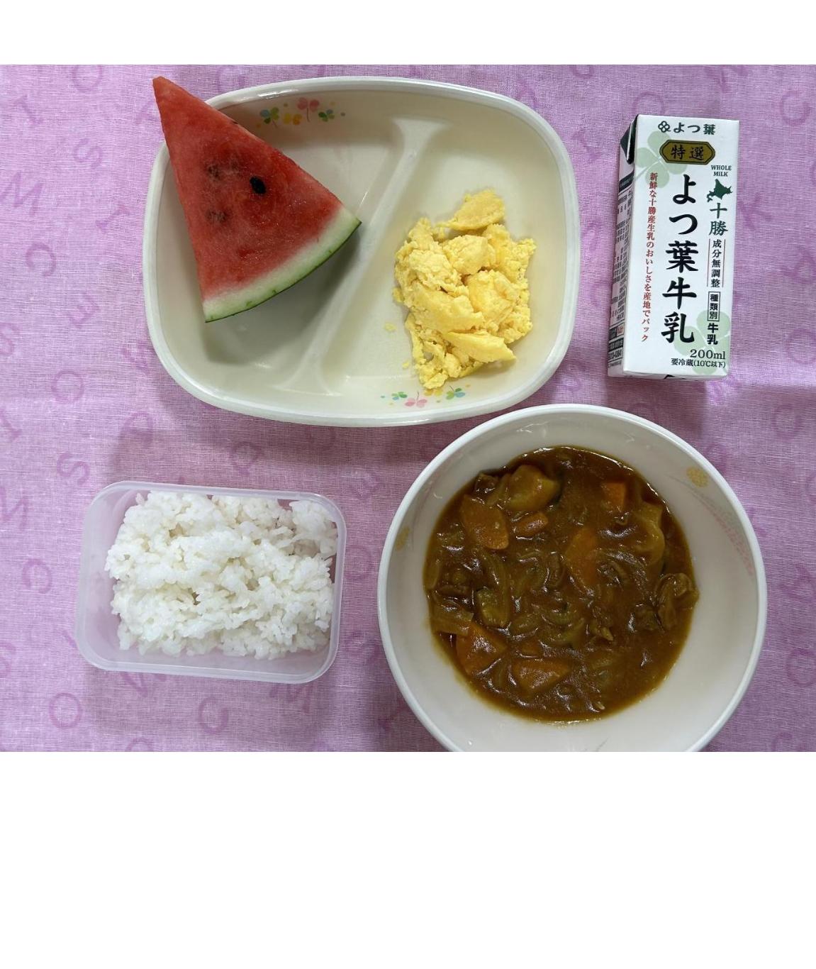 ふるさと給食サフォークカレー