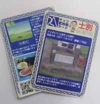 当館で配布している武四郎カードの見本