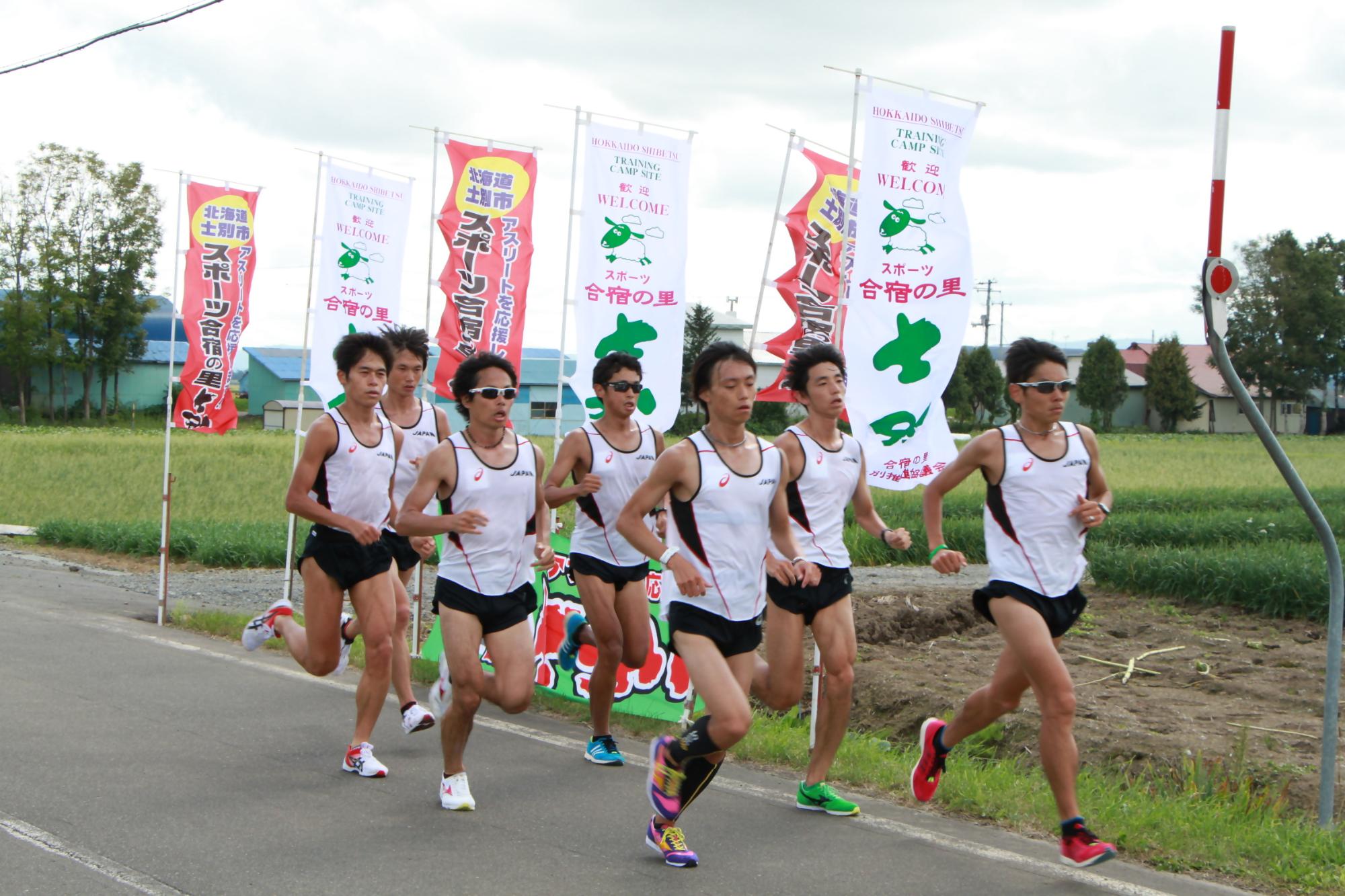 《2015年》日本陸上競技連盟男子マラソンナショナルチーム合宿に参加した選手たち